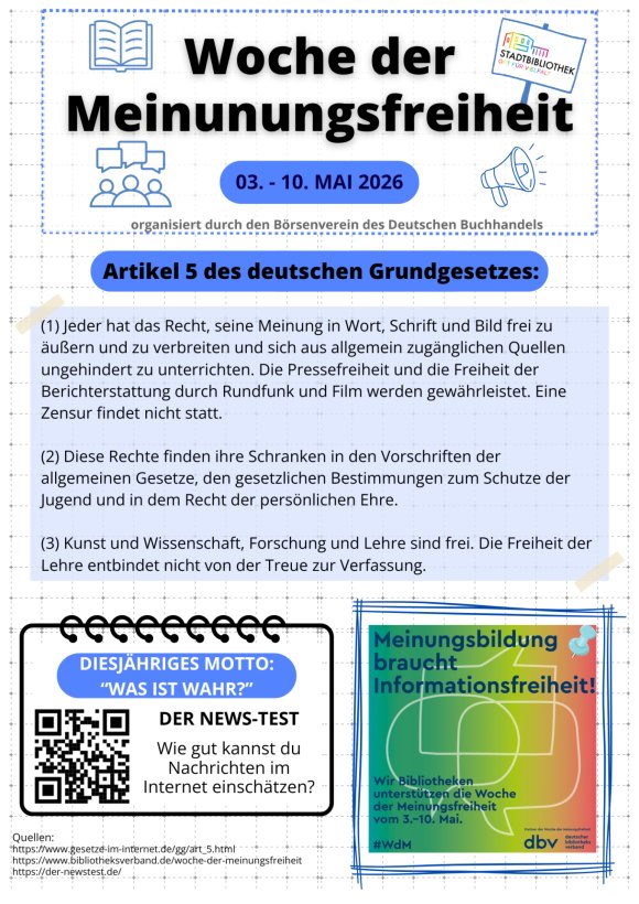 Woche der Meinunungsfreiheit - Woche der Meinungsfreiheit 1