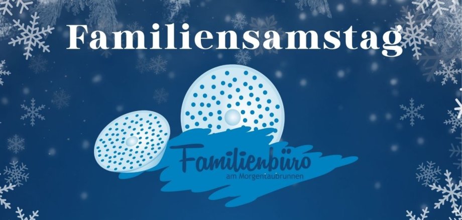 Blue And White Playful Winter Festival Poster - 1